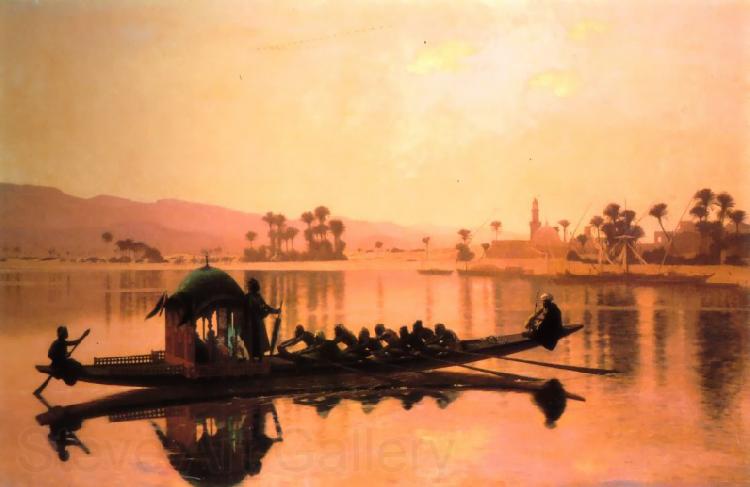 Jean Leon Gerome Excursion of the Harem Norge oil painting art